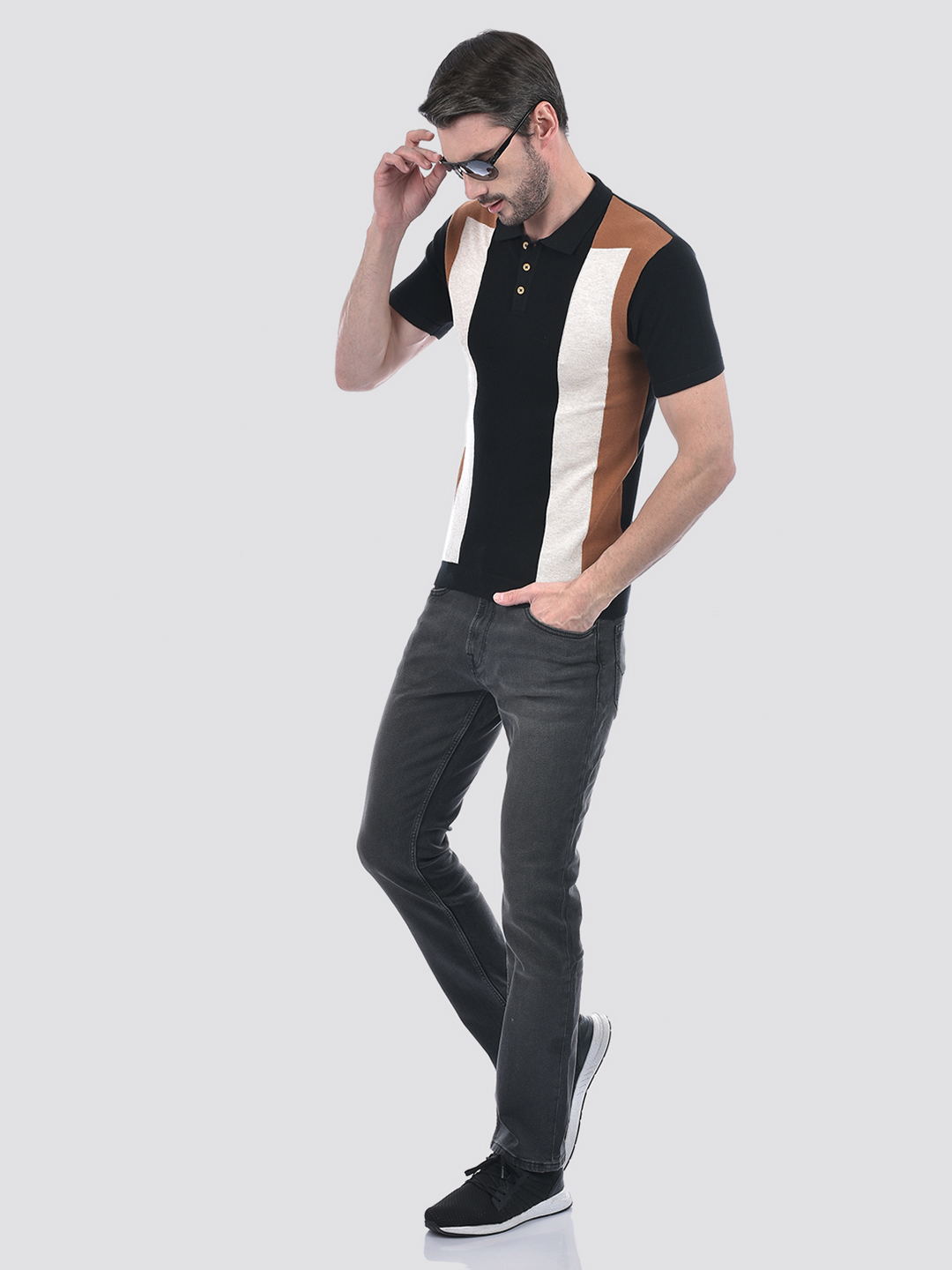 Numero Uno Men Color Block Multicolor T-Shirt